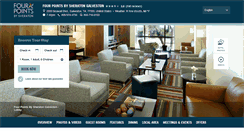 Desktop Screenshot of fourpointsgalveston.com