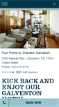 Mobile Screenshot of fourpointsgalveston.com